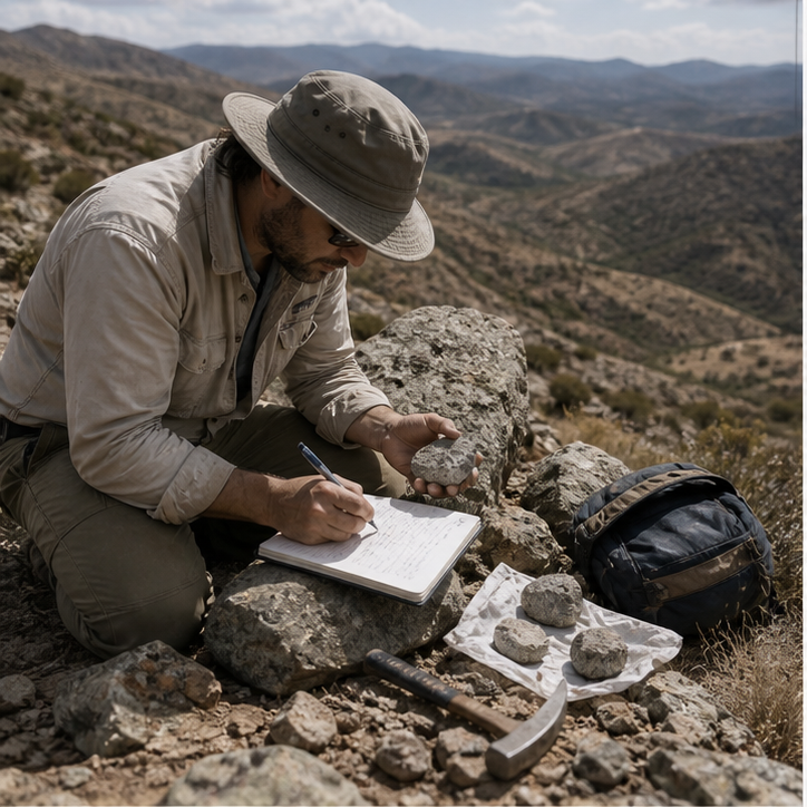 Geology fieldwork.