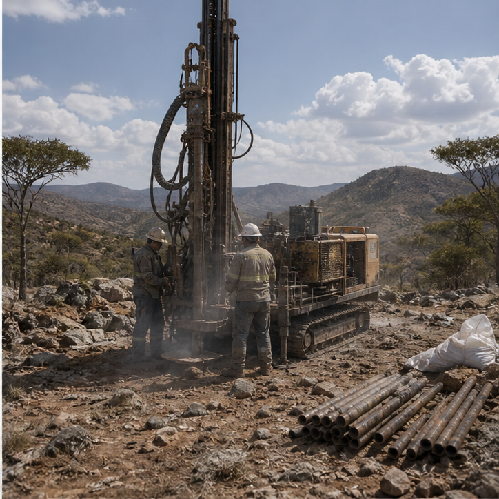 Exploration drilling.